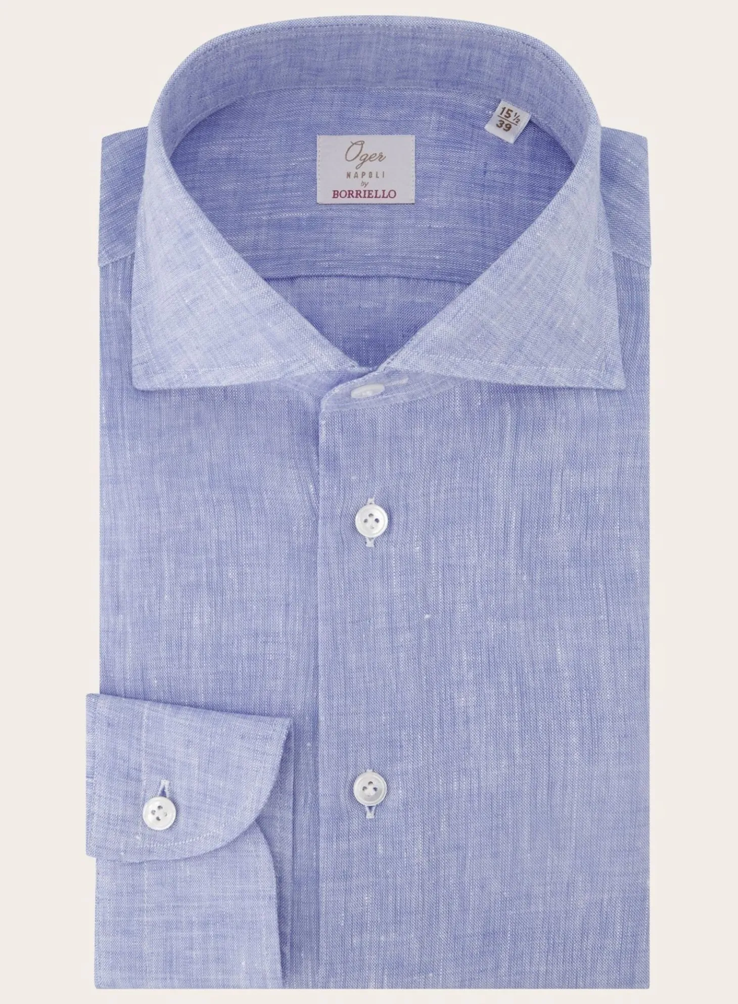 OGÉR Napoli Handgemaakt Shirt Van Linnen New