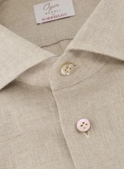 OGÉR Napoli Handgemaakt Shirt Van Linnen New