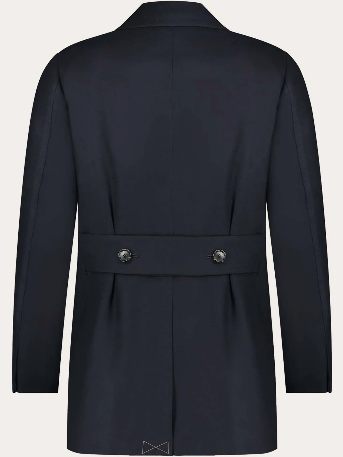 Cesare Attolini Handgemaakte Double-Breasted Mantel Blue Navy Online