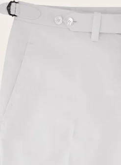 Cesare Attolini Handgemaakte Pantalon Van Katoen Wit Outlet