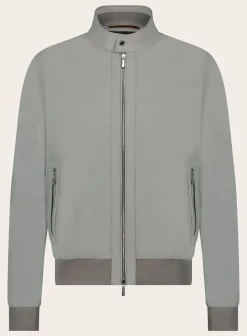 Moorer Jack Met Opstaande Kraag Taupe Hot