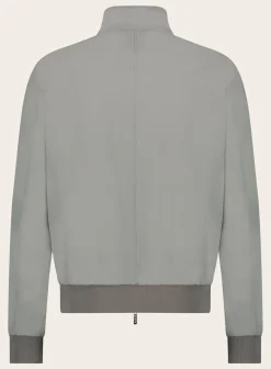 Moorer Jack Met Opstaande Kraag Taupe Hot