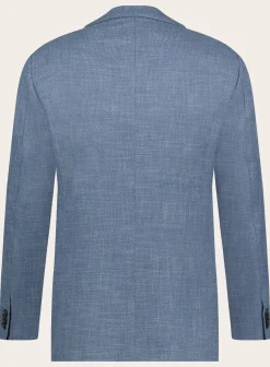 Corneliani Jasje Van Katoen En Wol Mid.Blauw Store