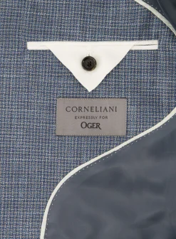 Corneliani Jasje Van Katoen En Wol L.Blauw Shop