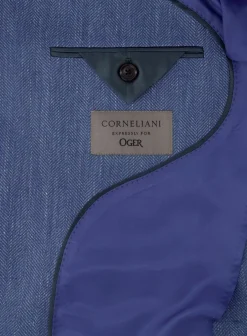 Corneliani Jasje Van Wol Blauw Cheap