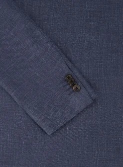 Corneliani Jasje Van Wol En Zijde Blue Navy Hot