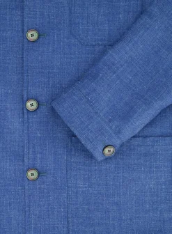 OGÉR Jasje Van Wol, Zijde En Linnen Blauw Shop