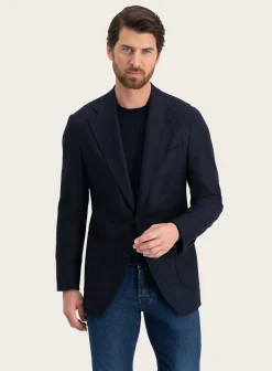 OGÉR Jasje Van Zijde En Wol Blue Navy Best Sale