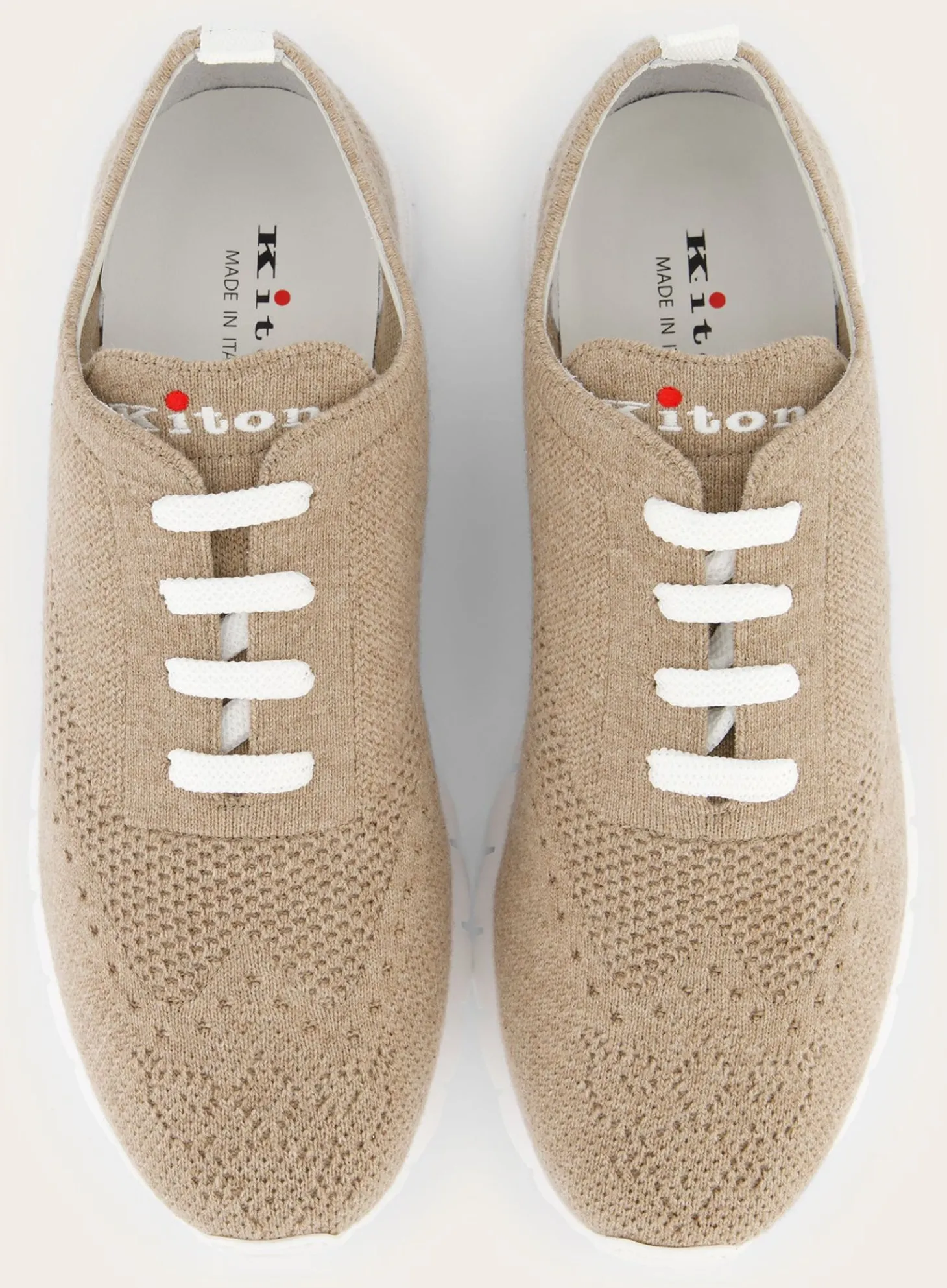 Kiton Knitted Sneakers Van Cashmere Flash Sale