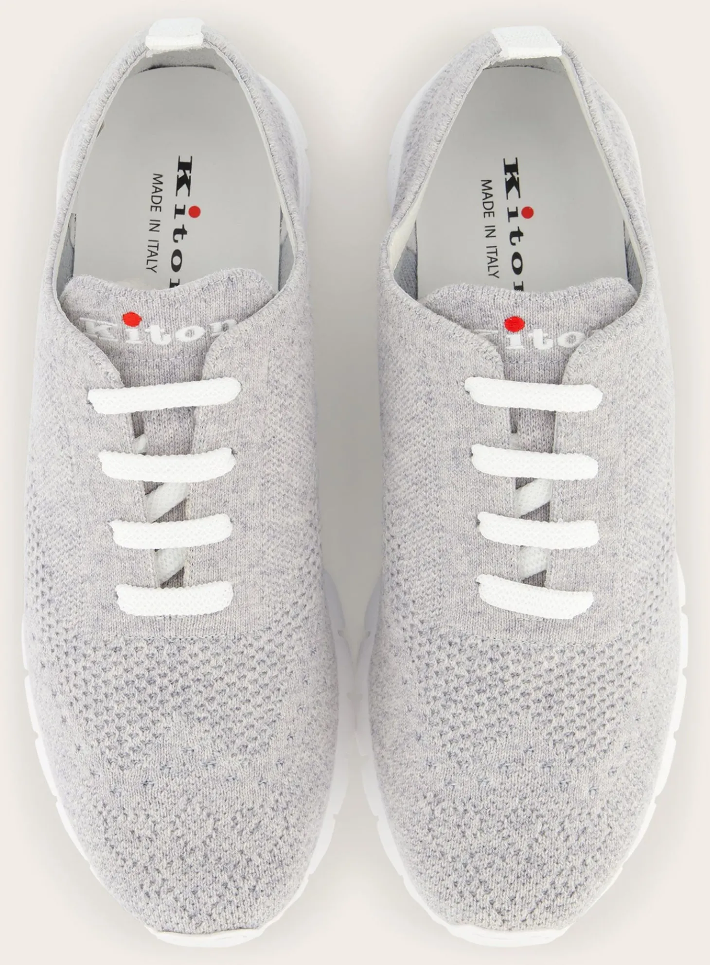 Kiton Knitted Sneakers Van Cashmere Flash Sale