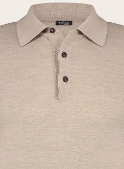 Kiton Lange Mouwen Polo Van Cashmere Cheap