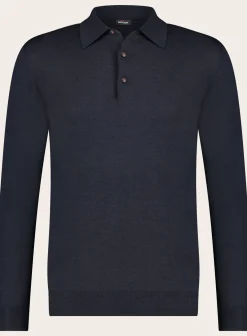 Kiton Lange Mouwen Polo Van Cashmere Cheap
