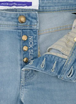 Jacob Cohën Nick Slim-Fit Jeans L.Blauw Outlet