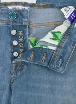 Jacob Cohën Nick Slim-Fit Jeans L.Blauw Clearance