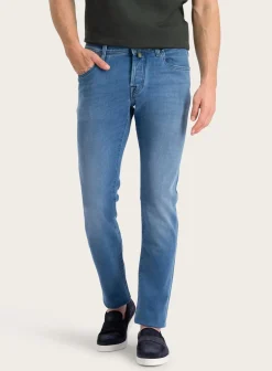 Jacob Cohën Nick Slim-Fit Jeans Mid.Blauw Discount