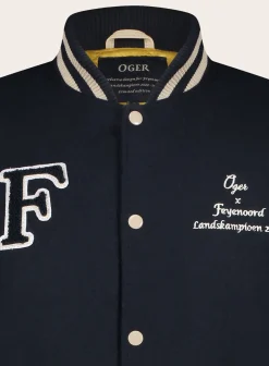OGÉR x Feyenoord Oger X Feyenoord Varsity Jacket 22-23 D.Blauw New