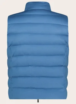 MOORER Oliver Bodywarmer Van Cashmere Jeans Blauw Outlet