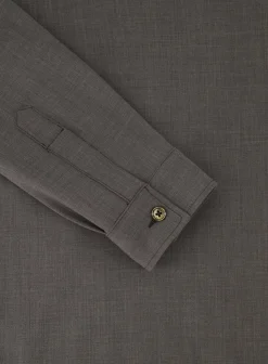 Marco Pescarolo Overshirt Met Kraag Van Wol En Katoen Discount