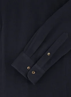 Brunello Cucinelli Overshirt Van Katoen Blue Navy Clearance