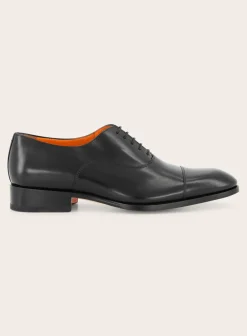 Santoni Oxford Carter Veterschoenen Van Leer Store