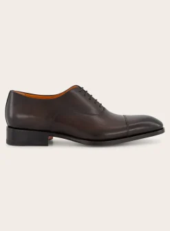 Santoni Oxford Carter Veterschoenen Van Leer Store
