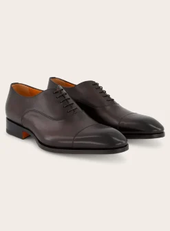 Santoni Oxford Carter Veterschoenen Van Leer Store