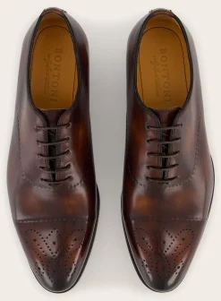 Bontoni Oxford Veterschoenen Van Leer D.Bruin Sale
