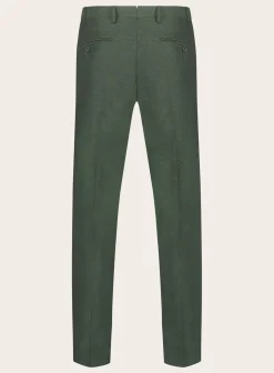 Corneliani Pak Van Linnen En Wol Groen Best Sale