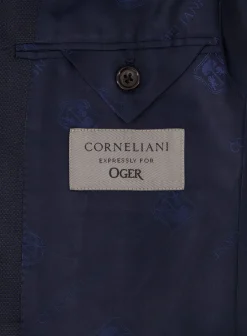 Corneliani Pak Van Wol En Katoen Blue Navy Flash Sale