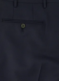 Corneliani Pak Van Wol En Katoen Blue Navy Flash Sale