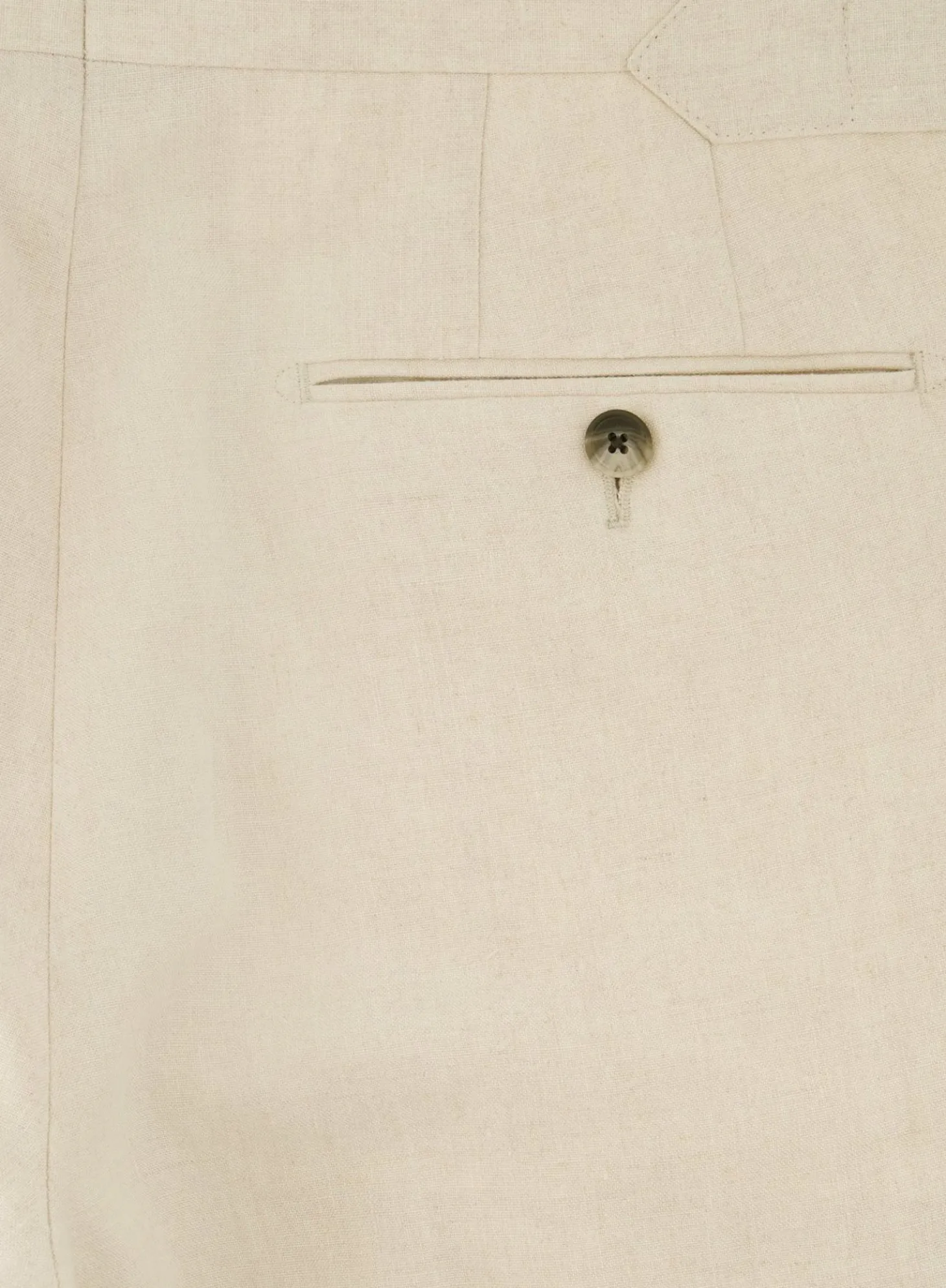 OGÉR Pantalon Van Linnen Beige Discount