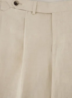 OGÉR Pantalon Van Linnen Beige Discount