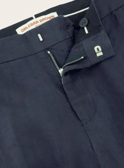 Orlebar Brown Pantalon Van Linnen Blue Navy Fashion