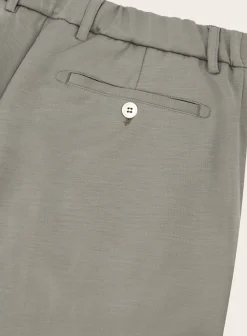 Marco Pescarolo Pantalon Van Wol Grijs-Groen Outlet