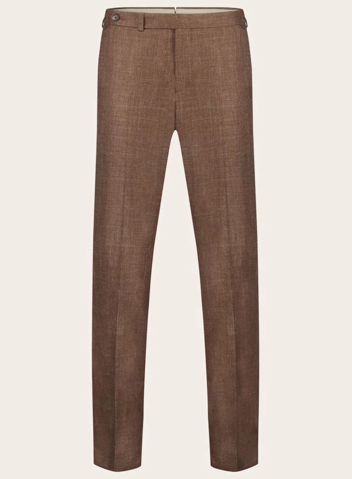 OGÉR Pantalon Van Wol, Zijde En Linnen Roest Flash Sale