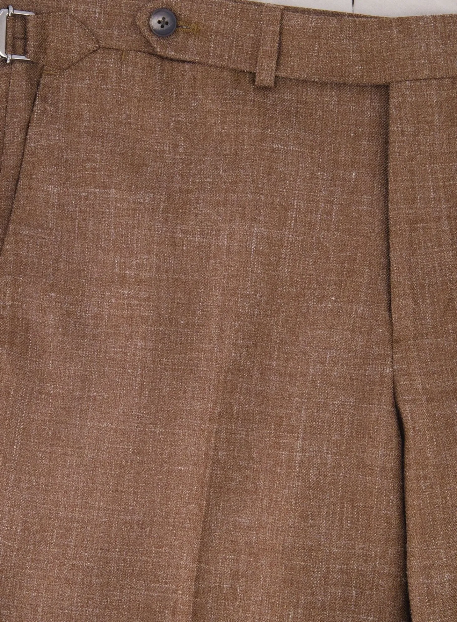 OGÉR Pantalon Van Wol, Zijde En Linnen Roest Flash Sale