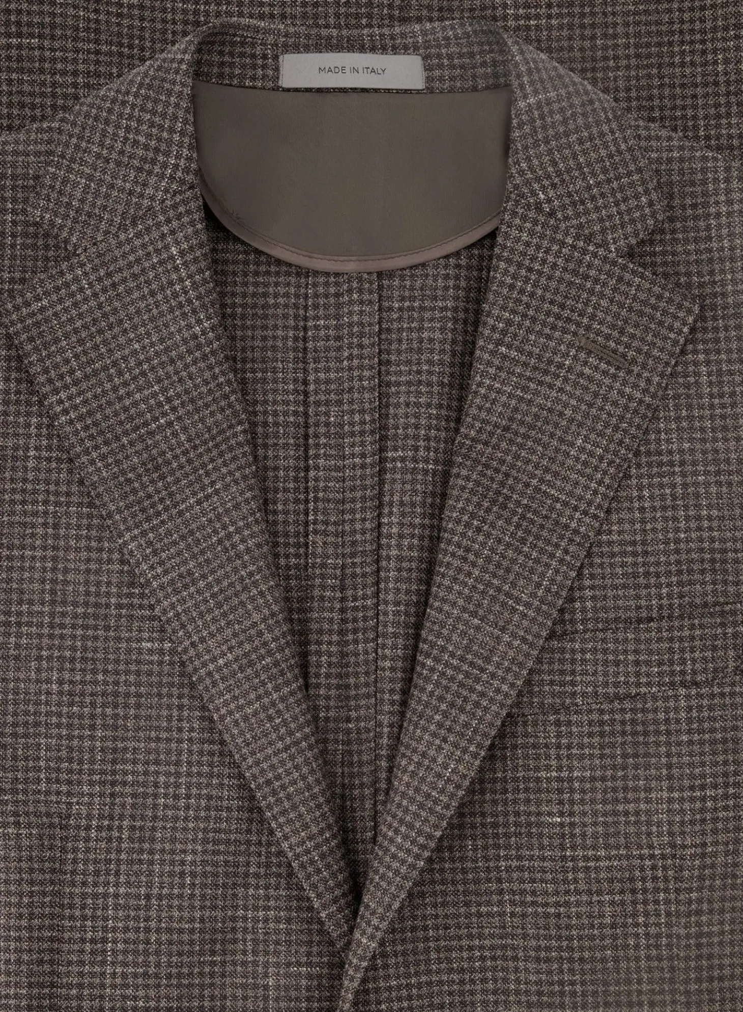 Corneliani Pied-De-Poule Jasje Van Wol En Linnen D.Bruin Clearance