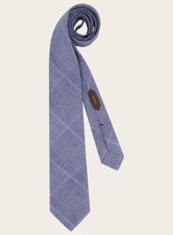 OGÉR Pied-De-Poule Stropdas Van Zijde Sale