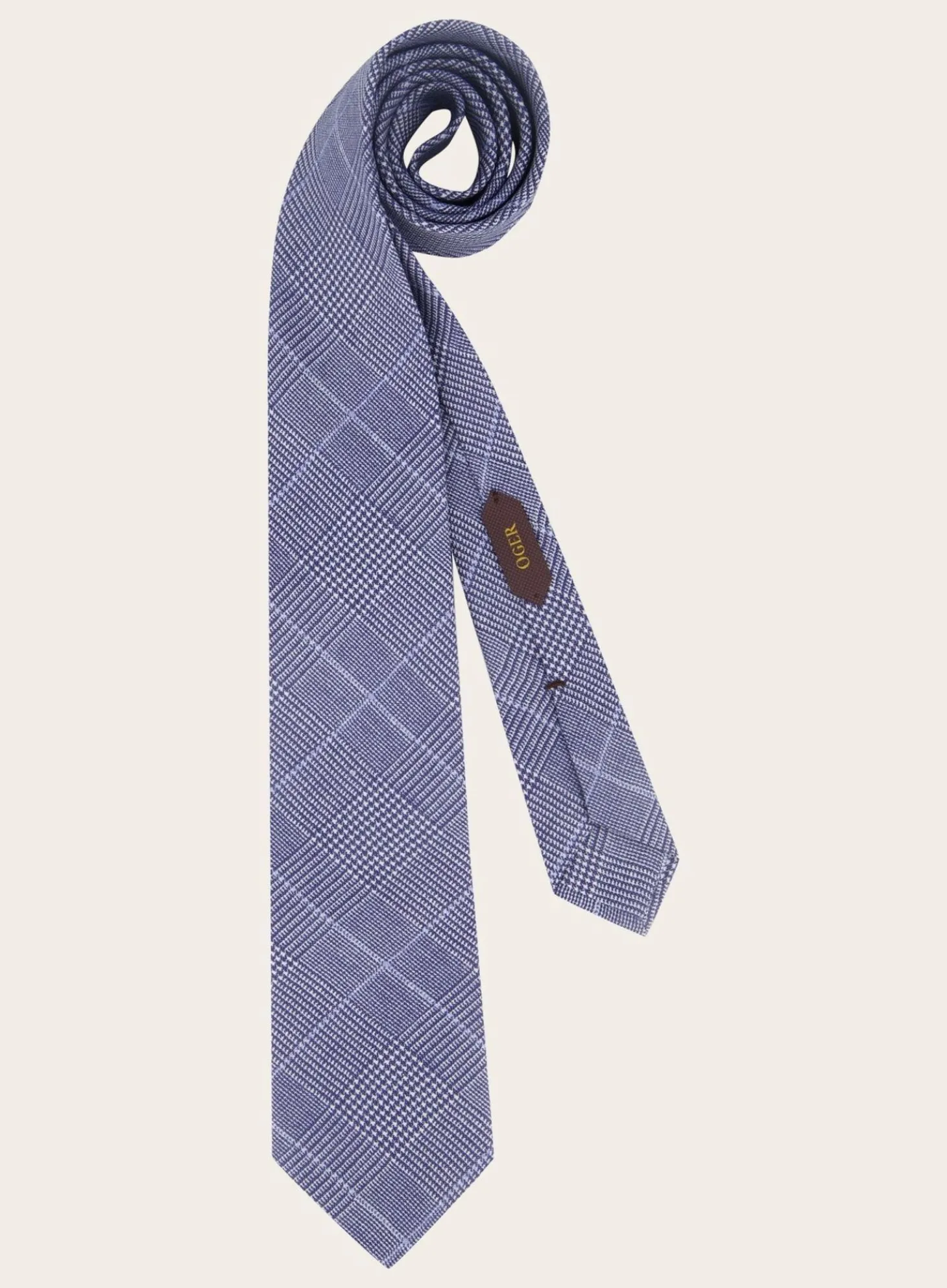 OGÉR Pied-De-Poule Stropdas Van Zijde Sale