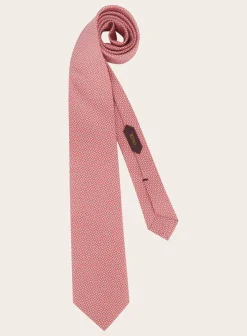 OGÉR Pied-De-Poule Stropdas Van Zijde Sale