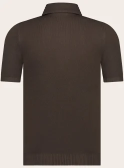 OGÉR Italian Knitwear Pique Polo Van Katoen Online