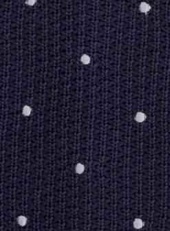 OGÉR Polka Dot Stropdas Blue Navy Hot