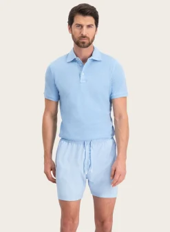 FEDELI Polo Met Korte Mouwen Van Katoen Cheap