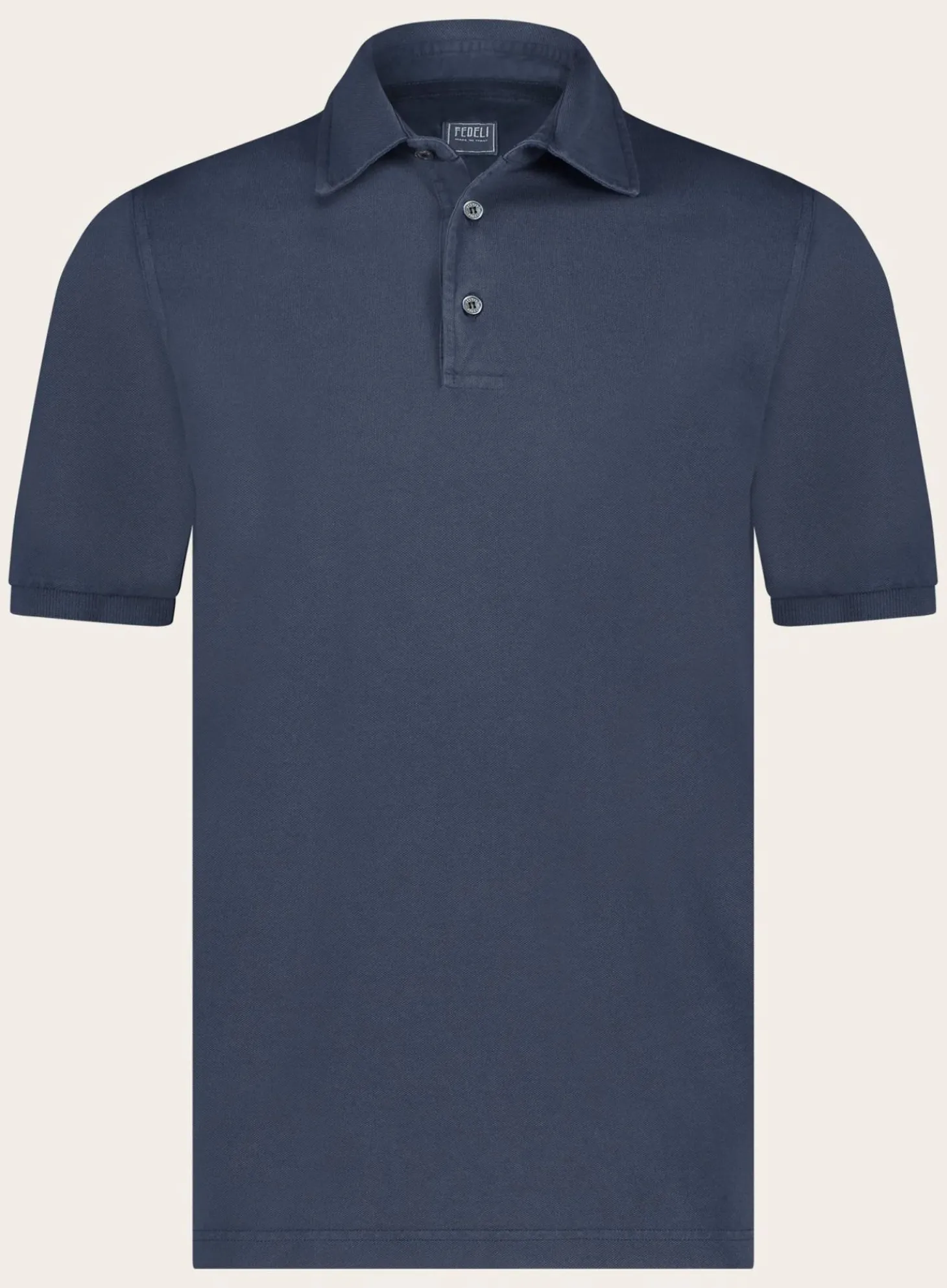 FEDELI Polo Met Korte Mouwen Van Katoen Cheap
