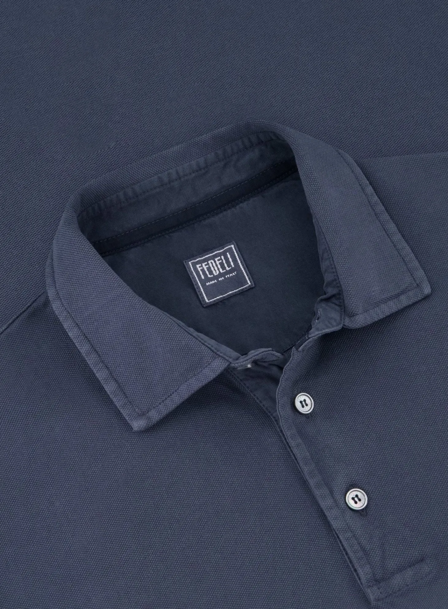 FEDELI Polo Met Korte Mouwen Van Katoen Cheap