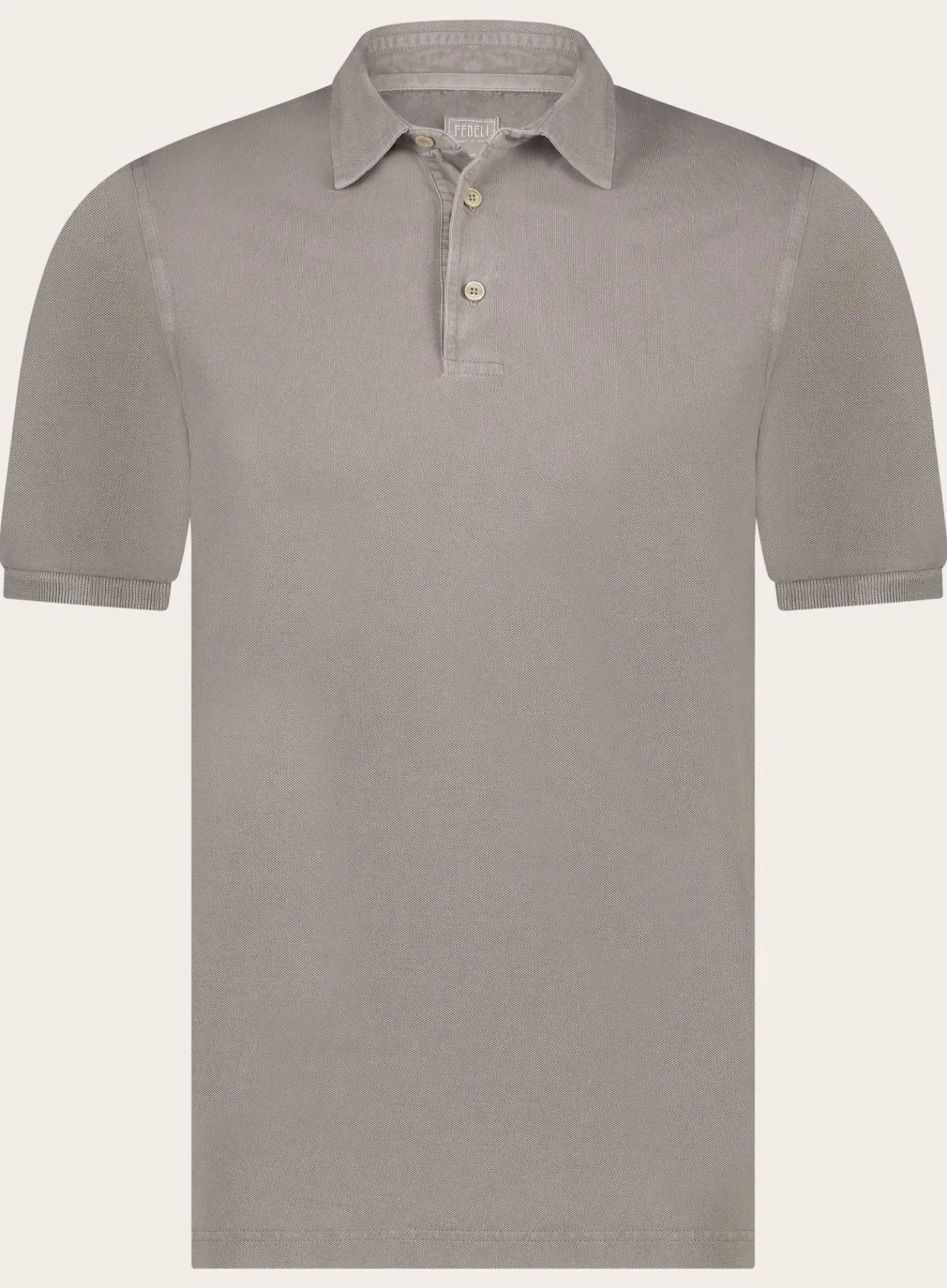 FEDELI Polo Met Korte Mouwen Van Katoen Cheap