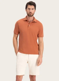 FEDELI Polo Met Korte Mouwen Van Katoen Cheap