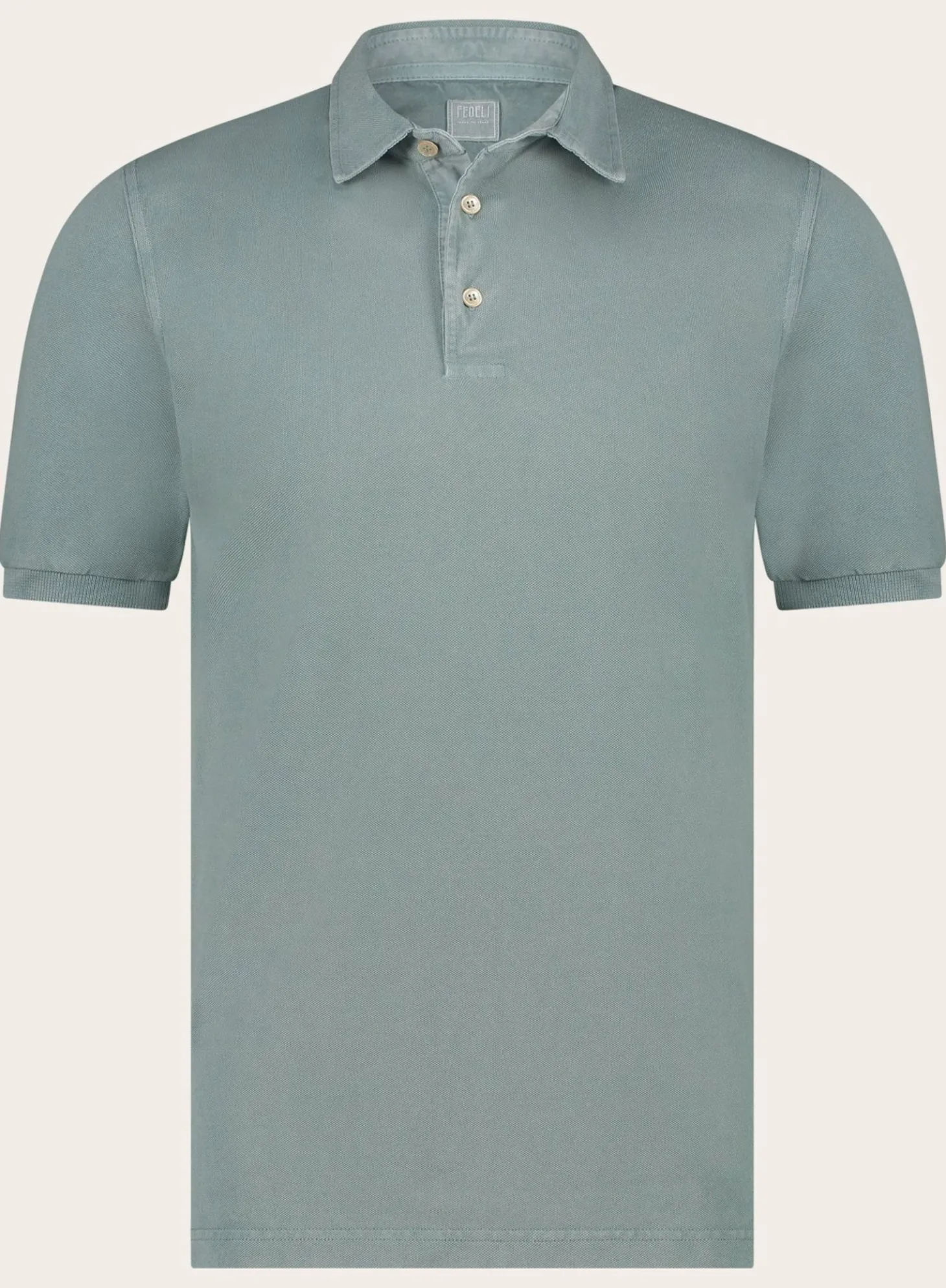 FEDELI Polo Met Korte Mouwen Van Katoen Cheap