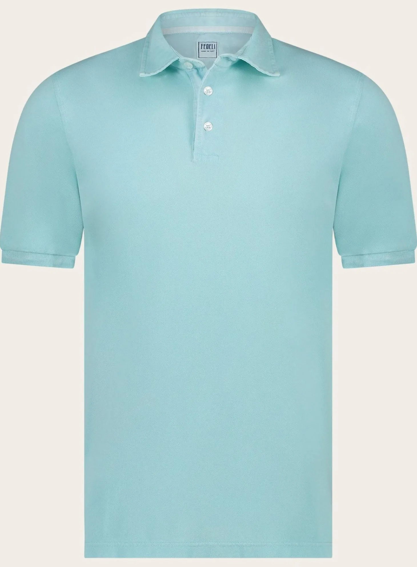 FEDELI Polo Met Korte Mouwen Van Katoen Cheap