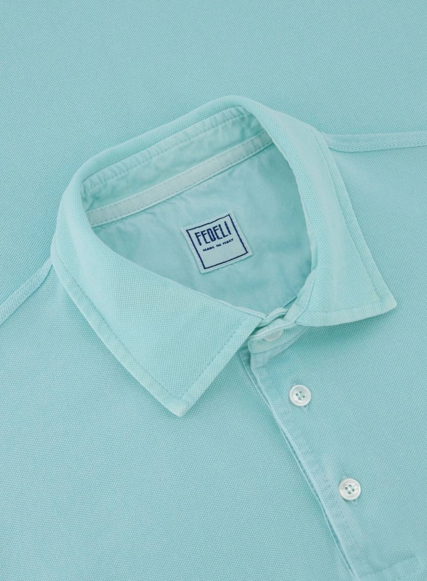 FEDELI Polo Met Korte Mouwen Van Katoen Cheap